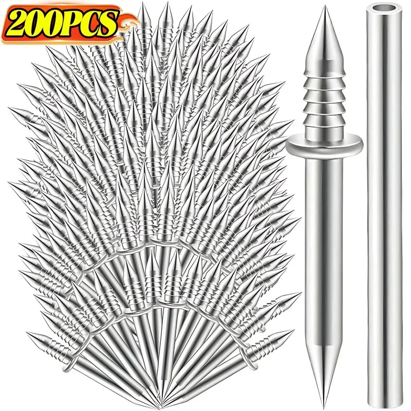 200/50PCS Cement Nails No Trace Double-Headed Sheep Horn Nails Set Sturdy Rustproof Carbon Steel Nails Set For Skirting Line
200/50PCS Cement Nails No Trace Double-Headed Sheep Horn Nails Set Sturdy Rustproof Carbon Steel Nails Set For Skirting Line