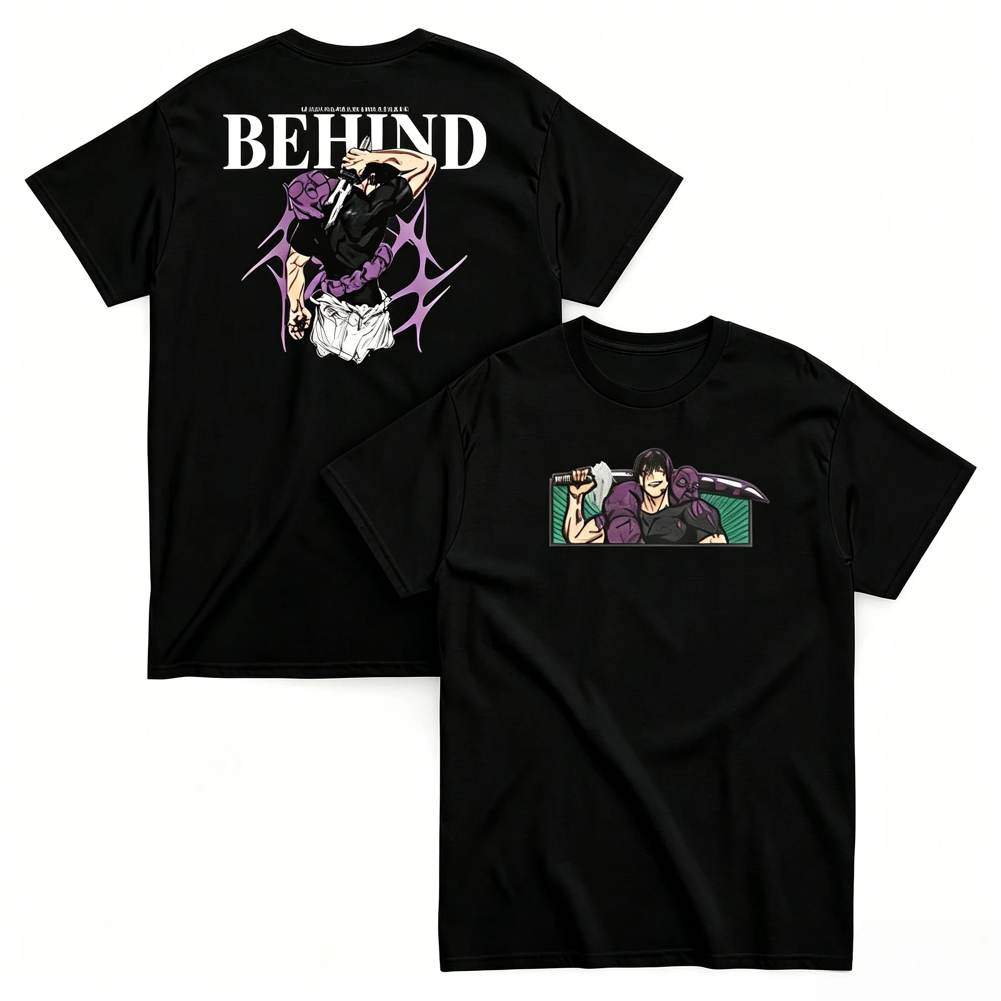 Jujutsu Kaisen Toji Fushiguro T Shirt BEHIND Classic Scene Double Sided Print Oversized Tee Men Women Cotton Streetwear Harajuku Y2K Dark Anime Summer Tops
Jujutsu Kaisen Toji Fushiguro T Shirt BEHIND Classic Scene Double Sided Print Oversized Tee Men Women Cotton Streetwear Harajuku Y2K Dark Anime Summer Tops