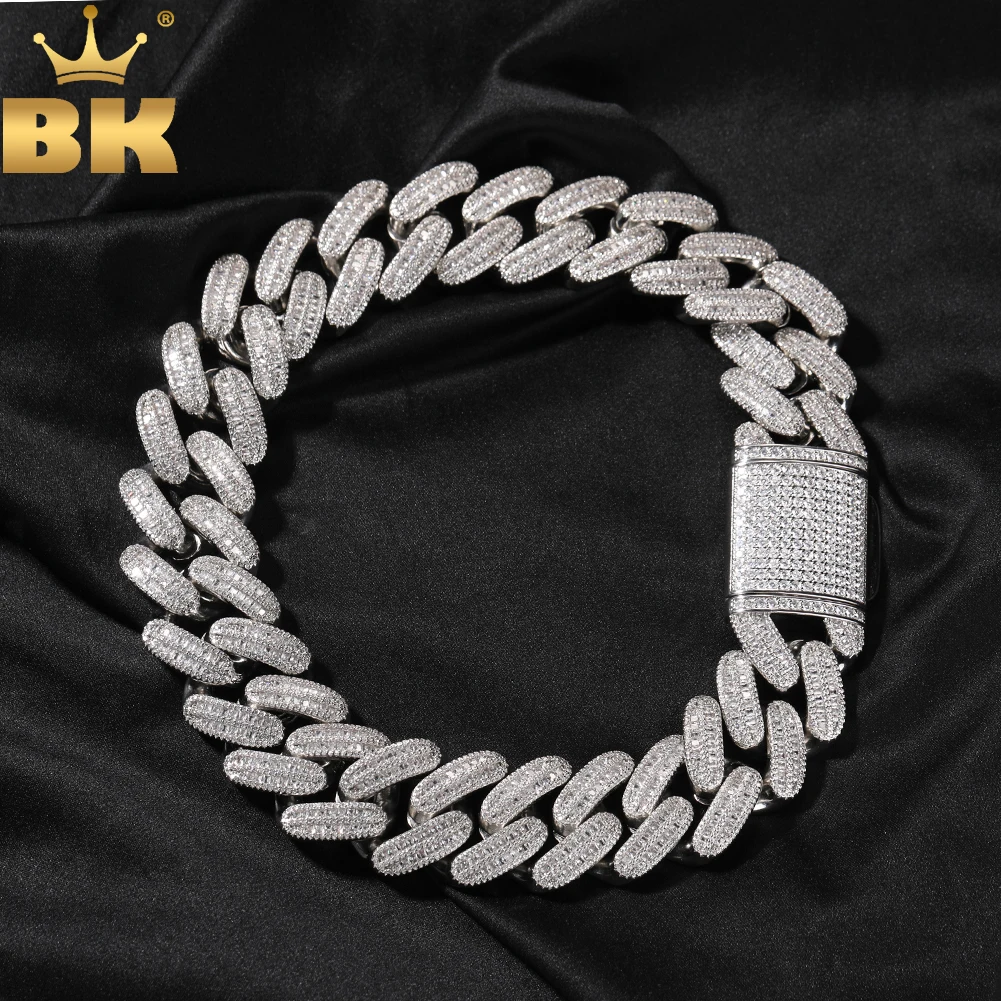 THE BLING KING 26 мм Мужская кубинская цепочка Майами, ожерелье с микроасфальтированной цепочкой Baguettecz с кубическим цирконием, лучший подарок, ювелирные изделия в стиле хип-хоп
THE BLING KING 26 мм Мужская кубинская цепочка Майами, ожерелье с микроасфальтированной цепочкой Baguettecz с кубическим цирконием, лучший подарок, ювелирные изделия в стиле хип-хоп