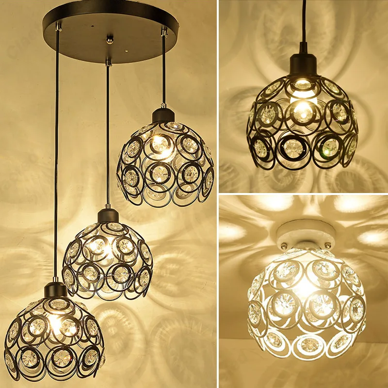 Modern Minimalist LED Crystal Ceiling Lamp Hotel Bar Shop Corridor Living Room Decorative Lighting E27
Modern Minimalist LED Crystal Ceiling Lamp Hotel Bar Shop Corridor Living Room Decorative Lighting E27