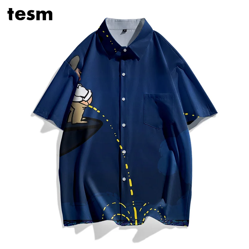TESM Summer Couple Matching Hawaiian Shirts - Unisex Loose Short-Sleeve Breathable Sun-Protective Men Women Vacation Beach Tops
TESM Summer Couple Matching Hawaiian Shirts - Unisex Loose Short-Sleeve Breathable Sun-Protective Men Women Vacation Beach Tops