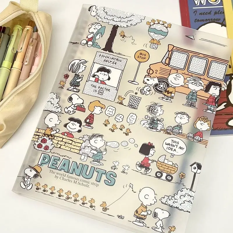 Cute Cartoon Snoopy Loose-Leaf B5 Notebook Student B5 Thick 50sheets Inner Page Notebook Detachable Notebook Students Stationery
Cute Cartoon Snoopy Loose-Leaf B5 Notebook Student B5 Thick 50sheets Inner Page Notebook Detachable Notebook Students Stationery