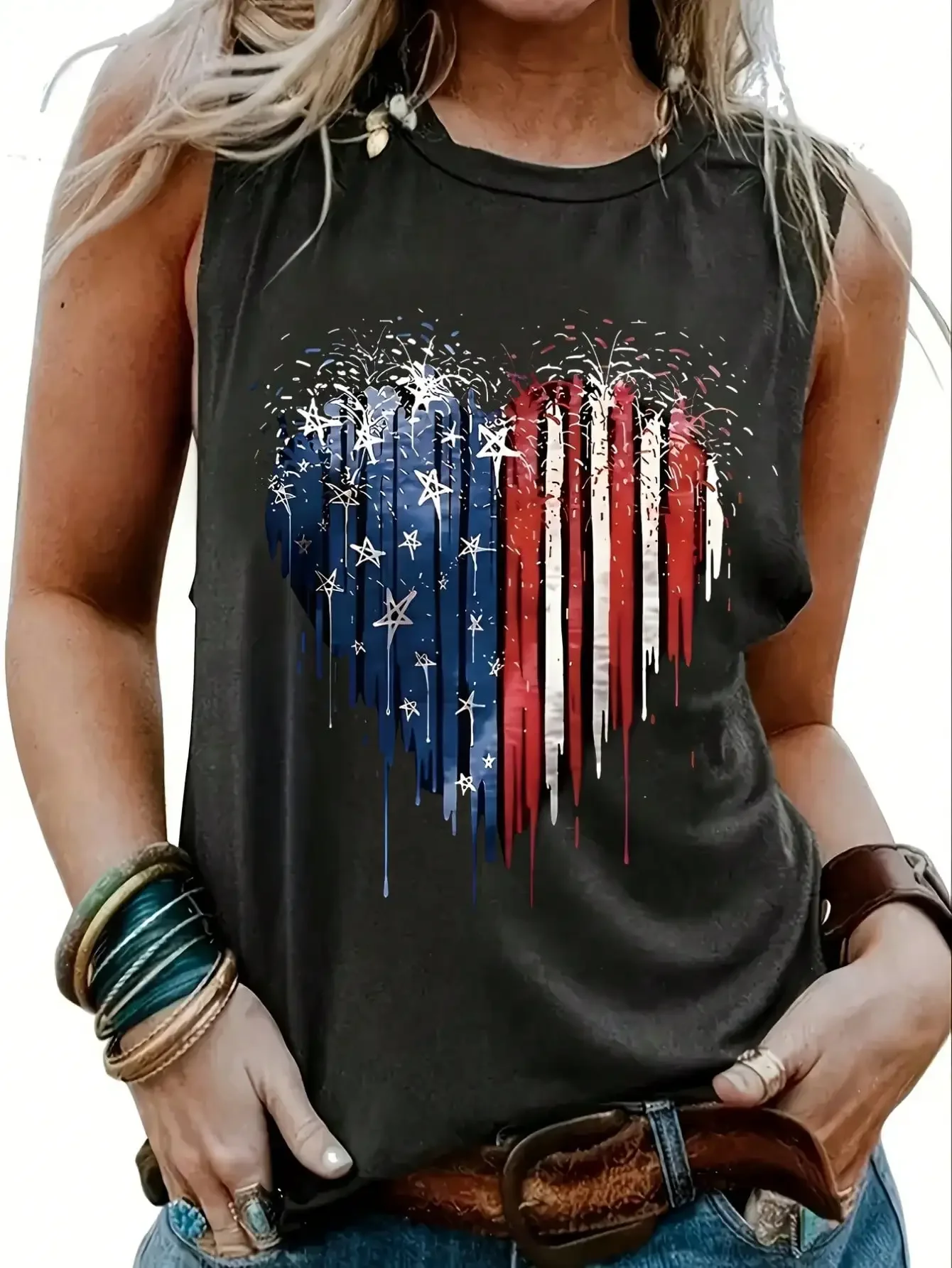 2026 Independence Day, the perfect gift,American Independence Day Women'S Tank, Patriot Vest, 4th Of July Women'S Vest, American Flag Pattern Printed Tank Top, Comfortable Machine Washable
2026 Independence Day, the perfect gift,American Independence Day Women'S Tank, Patriot Vest, 4th Of July Women'S Vest, American Flag Pattern Printed Tank Top, Comfortable Machine Washable