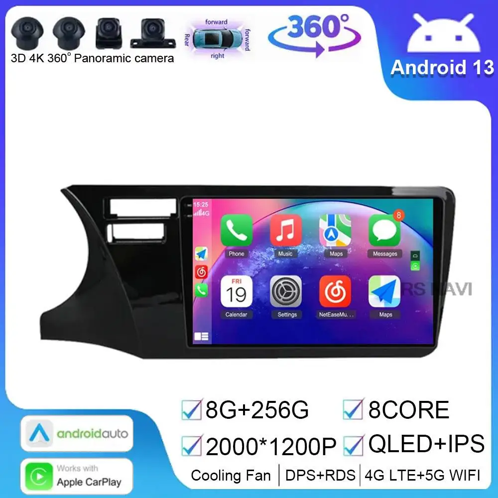 Carplay Car Multimedia Player for Honda City 2014-2019 Car Radio 2 Din Android 14 Stereo Navigation Head Unit Autoradio GPS Auto
Carplay Car Multimedia Player for Honda City 2014-2019 Car Radio 2 Din Android 14 Stereo Navigation Head Unit Autoradio GPS Auto