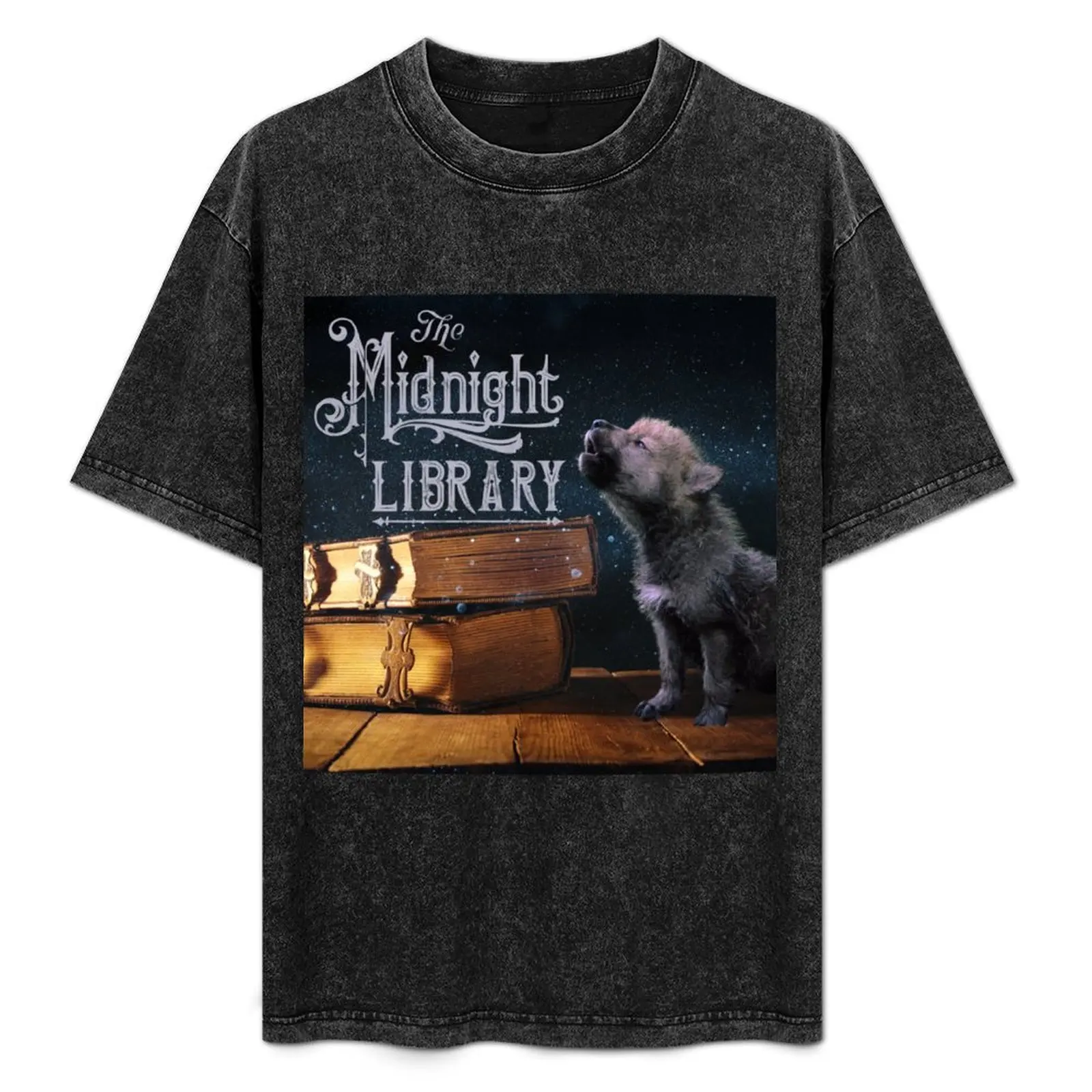 Original Midnight Library Wolf Pup & Books (OUR IMAGE) T-Shirt Retro Graphic Print T-Shirt
Original Midnight Library Wolf Pup & Books (OUR IMAGE) T-Shirt Retro Graphic Print T-Shirt
