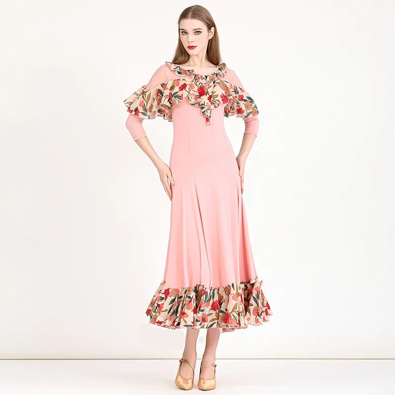 Customized Modern Dance Dress MY894 National Standard Dance Costumes Waltz Dance Skirt Ballroom Dress Standard Evening Dresses
Customized Modern Dance Dress MY894 National Standard Dance Costumes Waltz Dance Skirt Ballroom Dress Standard Evening Dresses