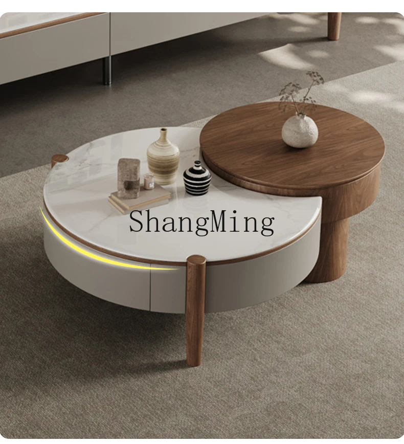 CL Minimalist Light Luxury Round Coffee Table Modern Simple Small Apartment Living Room Home New Coffee Table TV Cabinet
CL Minimalist Light Luxury Round Coffee Table Modern Simple Small Apartment Living Room Home New Coffee Table TV Cabinet