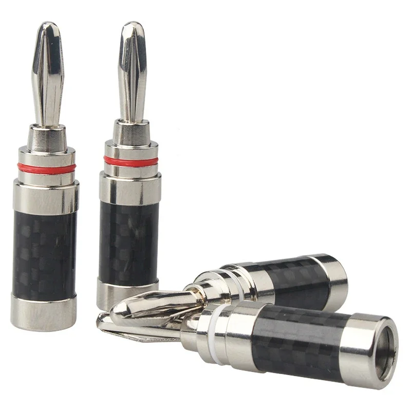 8Pcs HiFi Audio Adapter Carbon Fiber Rhodium Plated Banana Plug for DIY Speaker Cable Connector
8Pcs HiFi Audio Adapter Carbon Fiber Rhodium Plated Banana Plug for DIY Speaker Cable Connector