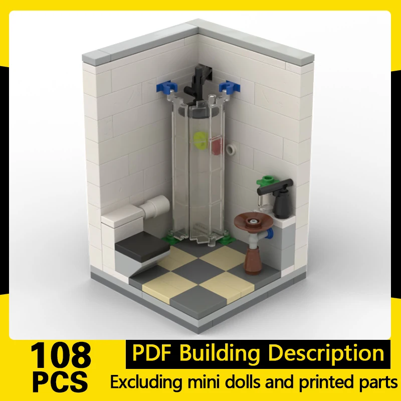 City Street View Model MOC Building Bricks House Bathroom Modular Technology Gifts Holiday Assemble Children Toys Suit
City Street View Model MOC Building Bricks House Bathroom Modular Technology Gifts Holiday Assemble Children Toys Suit