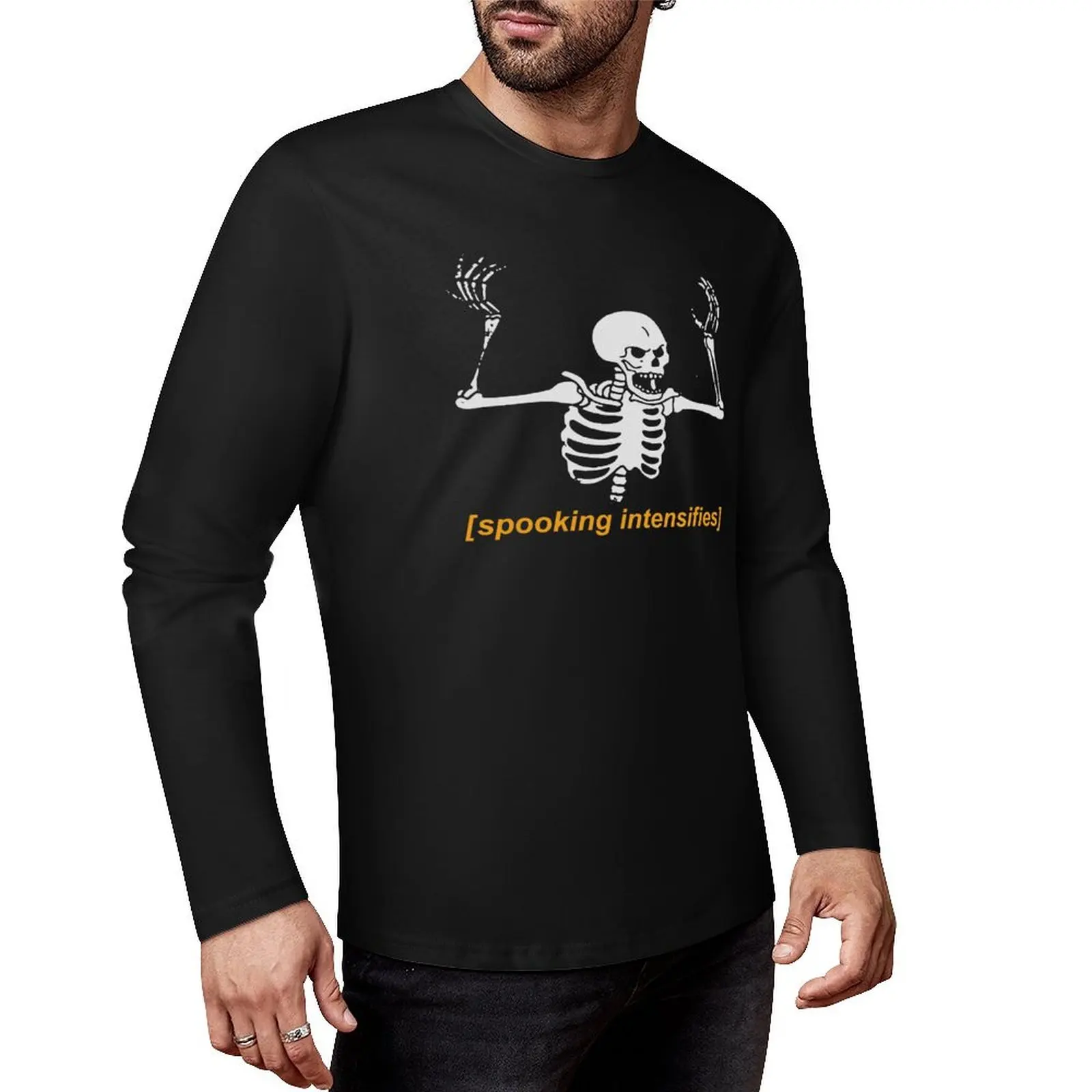 Длинная футболка Spooking Intensifies Spooky Scary Skeleton Meme, винтажная одежда, футболки больших размеров, мужские забавные футболки
Длинная футболка Spooking Intensifies Spooky Scary Skeleton Meme, винтажная одежда, футболки больших размеров, мужские забавные футболки