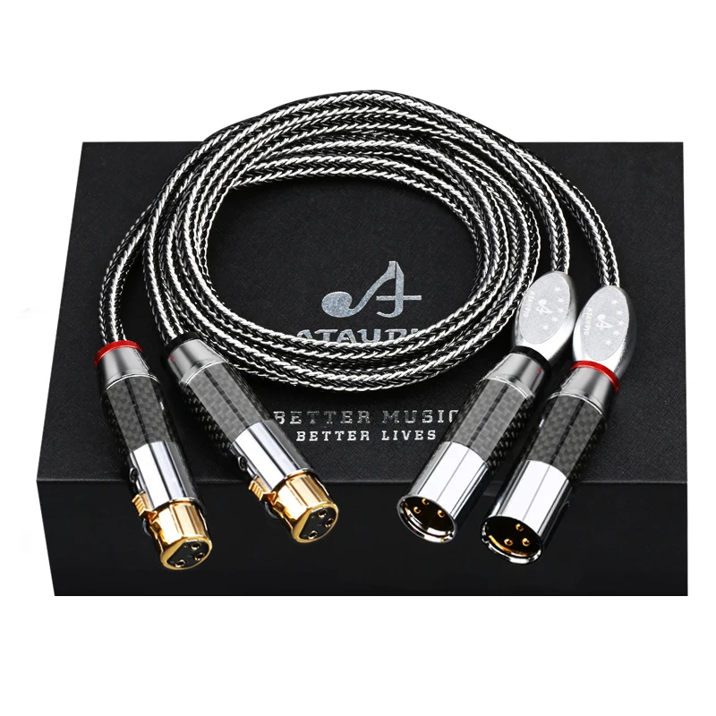 ATAUDIO New Hi-End XLR audio cable Male To Female xlr Plug splitter Audio Balanced Cable HIFI XLR Cable
ATAUDIO New Hi-End XLR audio cable Male To Female xlr Plug splitter Audio Balanced Cable HIFI XLR Cable