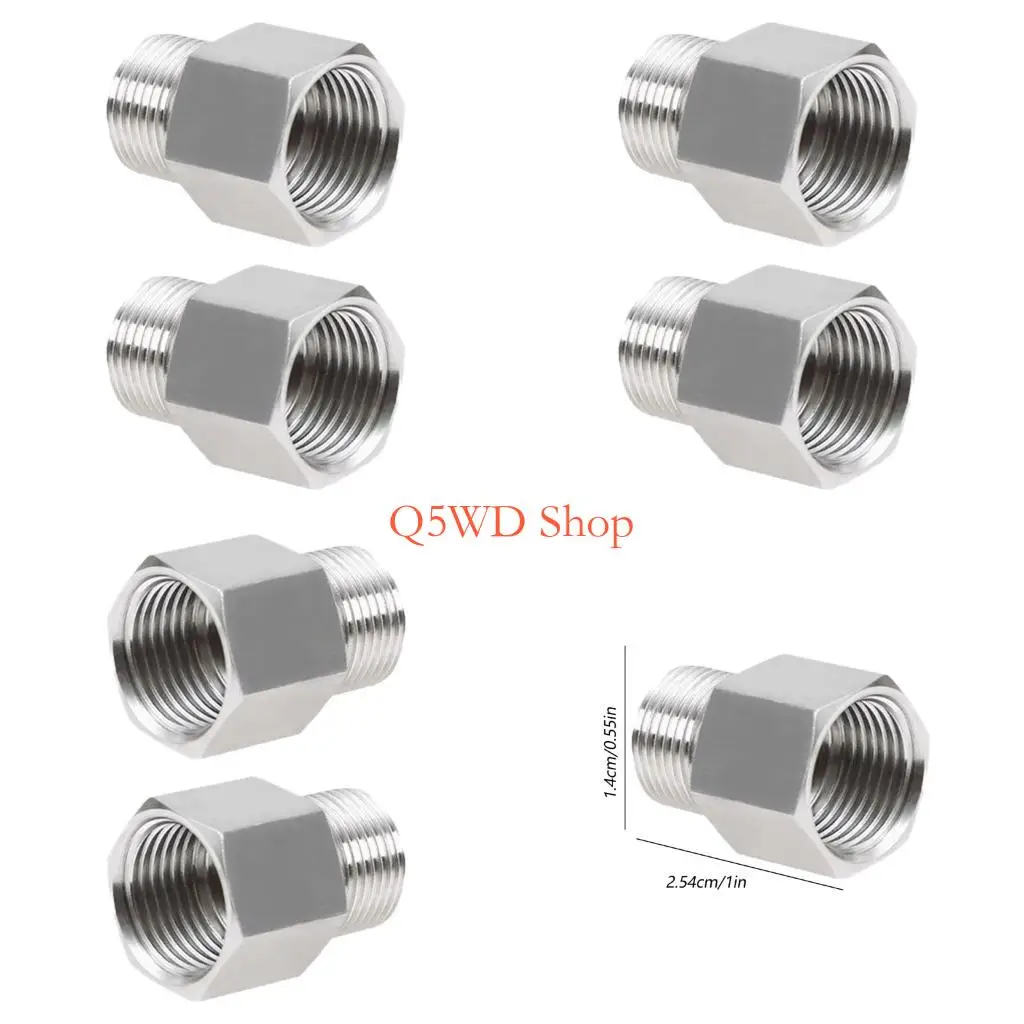 Q5WD 2pcs Stainless Steel NPT Male to Female Adapters for Water Oil Transmission
Q5WD 2pcs Stainless Steel NPT Male to Female Adapters for Water Oil Transmission