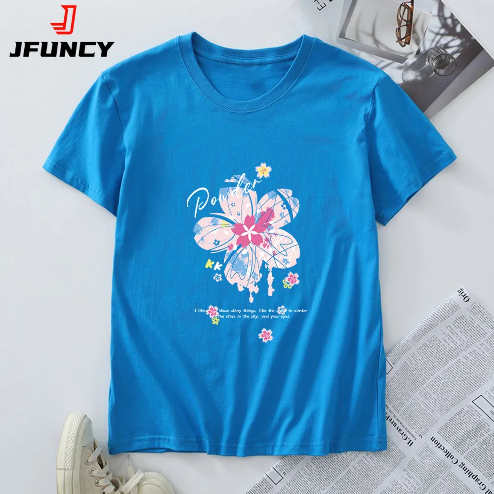 Women Tees 100% Cotton Woman Top 2025 New Graphic T-shirt Women's T Shirt Summer Short Sleeve Tshirt Oversized Female Clothing
Women Tees 100% Cotton Woman Top 2025 New Graphic T-shirt Women's T Shirt Summer Short Sleeve Tshirt Oversized Female Clothing