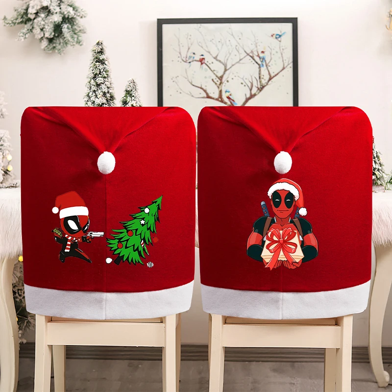 Deadpool Wolverine Christmas Hat Chair Covers Movie Cartoon Home Storage Living Room Big Xmas Cap Back Rest Case Gift Hot Sales
Deadpool Wolverine Christmas Hat Chair Covers Movie Cartoon Home Storage Living Room Big Xmas Cap Back Rest Case Gift Hot Sales