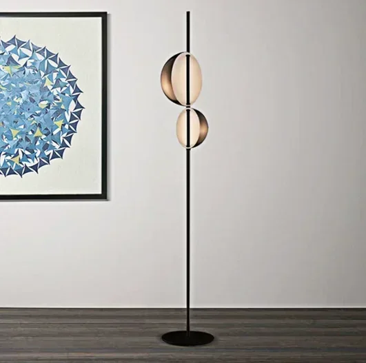 Vintage black gold floor lamp LED minimalist Superluna Floor Lamp Double Lampshade reading bedside living room standing lights
Vintage black gold floor lamp LED minimalist Superluna Floor Lamp Double Lampshade reading bedside living room standing lights