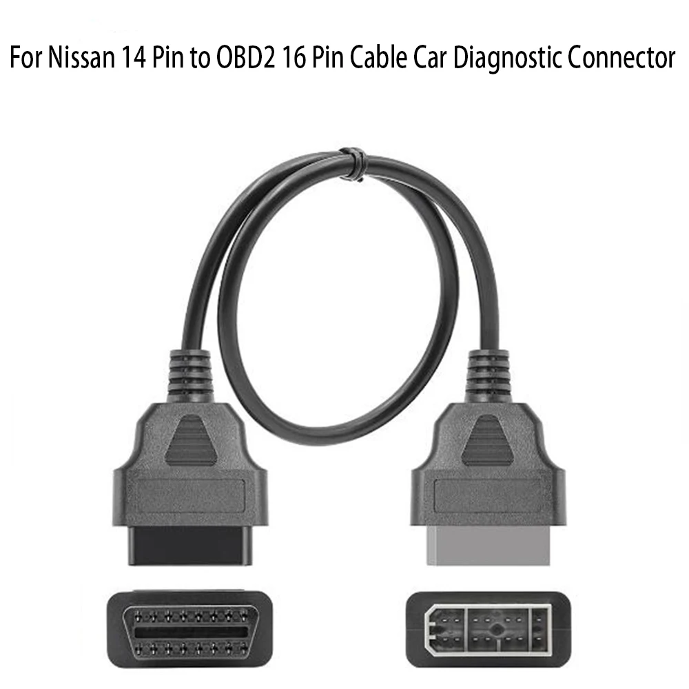 Высокое качество для Nissan 14-контактный к OBD2 16-контактный кабель автомобильный диагностический разъем для Nissan 14-контактный OBD кабель
Высокое качество для Nissan 14-контактный к OBD2 16-контактный кабель автомобильный диагностический разъем для Nissan 14-контактный OBD кабель