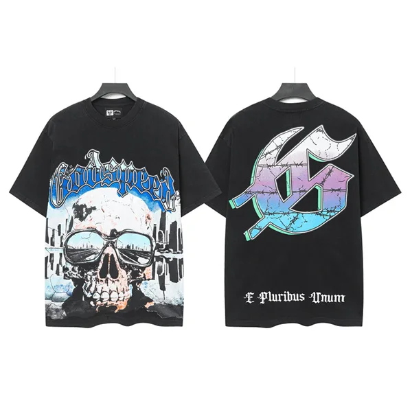 High Street Classic Women's Statue Graphics Tops Tees Real Photo Godspeed Short Sleeve Retro Wash Black GOD SPEED T-shirt
High Street Classic Women's Statue Graphics Tops Tees Real Photo Godspeed Short Sleeve Retro Wash Black GOD SPEED T-shirt
