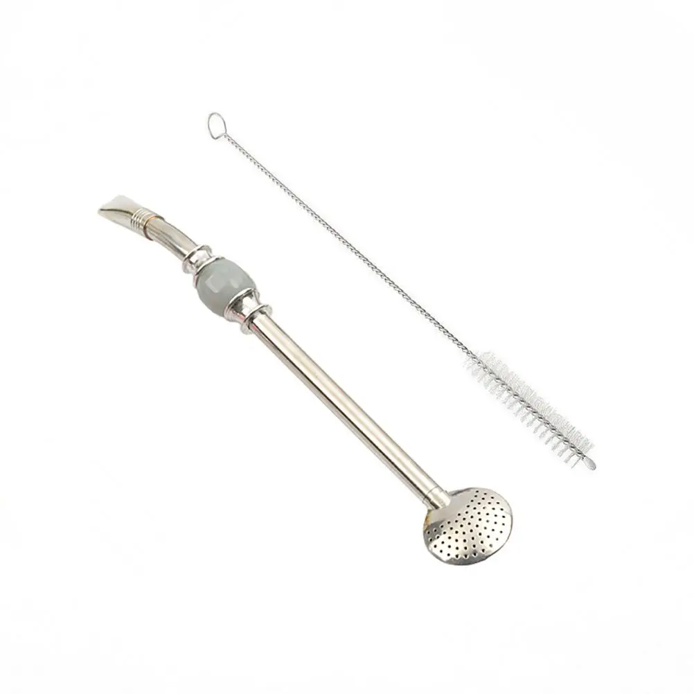 Stainless Steel Yerba Mate Bombilla Straw Set Drinking Filter Cleaning Brush Loose Leaf Tea Coffee Juices Strainer Bar
Stainless Steel Yerba Mate Bombilla Straw Set Drinking Filter Cleaning Brush Loose Leaf Tea Coffee Juices Strainer Bar