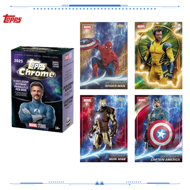 2025 Topps Marvel Studios Chrome Value Mystery Box Anime Trading Cards Game Toys Holiday Birthday Gifts for Boys Girls
2025 Topps Marvel Studios Chrome Value Mystery Box Anime Trading Cards Game Toys Holiday Birthday Gifts for Boys Girls