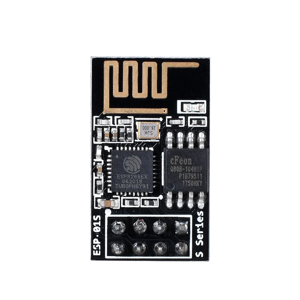 ESP-01S ESP01S Esp8266, последовательный беспроводной трансивер с Wi-Fi, разрабатываемая плата, Wi-Fi Интернет вещей для 3d принтера Arduino
ESP-01S ESP01S Esp8266, последовательный беспроводной трансивер с Wi-Fi, разрабатываемая плата, Wi-Fi Интернет вещей для 3d принтера Arduino