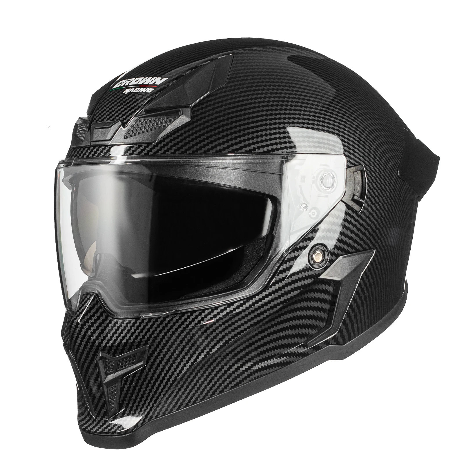 Crown Racing Model-601 Full Face Motorcycle Helmet for Adults, DOT Approved Dual Visor Street Bike Helmet
Crown Racing Model-601 Full Face Motorcycle Helmet for Adults, DOT Approved Dual Visor Street Bike Helmet