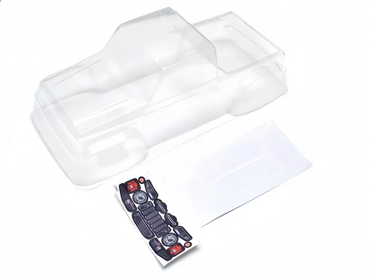 Unpainted Clear PC Body Shell 300mm Wheelbase for 1/10 RC Crawler Off-Road Car Upgrade parts Traxxas TRX-4 SCX10 II Redcat GEN8
Unpainted Clear PC Body Shell 300mm Wheelbase for 1/10 RC Crawler Off-Road Car Upgrade parts Traxxas TRX-4 SCX10 II Redcat GEN8