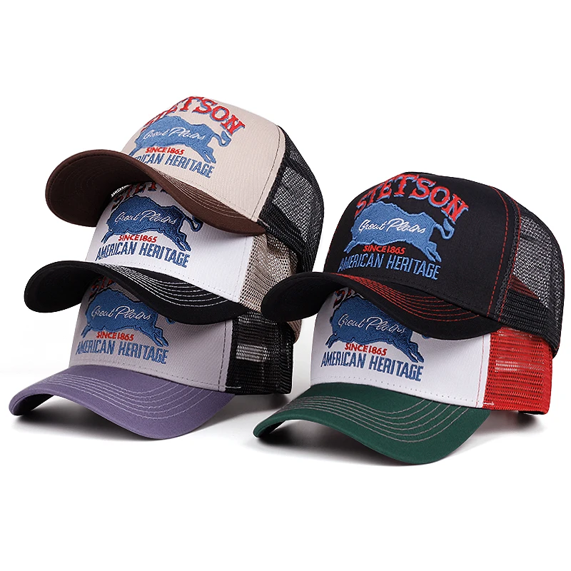 2025 Personalized New Truck Hat STETSON Red Bear Breathable Mesh Hat Street Hip Hop Hat Daily Casual Wear Sunshade Baseball Hat 
2025 Personalized New Truck Hat STETSON Red Bear Breathable Mesh Hat Street Hip Hop Hat Daily Casual Wear Sunshade Baseball Hat