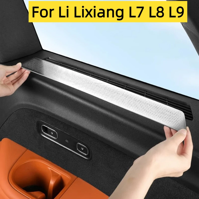 For Li Lixiang L7 L8 L9 2022 2023 Car Rear Small Window Air Outlet Cover Stainless Steel Air Outlet Cover Auto Accessories
For Li Lixiang L7 L8 L9 2022 2023 Car Rear Small Window Air Outlet Cover Stainless Steel Air Outlet Cover Auto Accessories