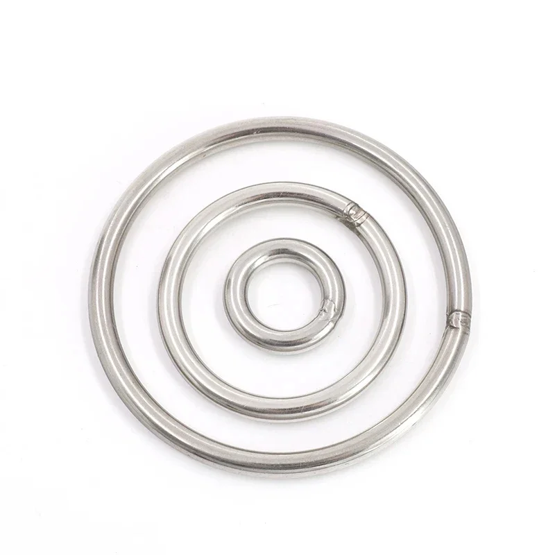 304 Stainless Steel Ring Welded O-circle Rings Smooth Solid O Ring For Rigging Marine Boat Hammock Yoga Hanging Ring M3-M16
304 Stainless Steel Ring Welded O-circle Rings Smooth Solid O Ring For Rigging Marine Boat Hammock Yoga Hanging Ring M3-M16