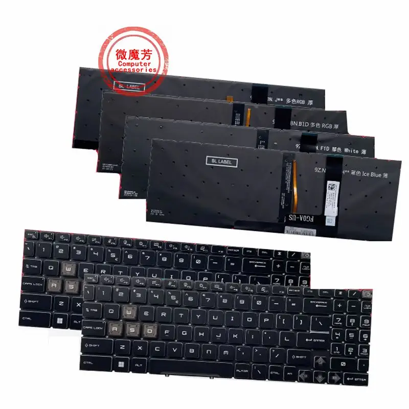 Новая клавиатура для ноутбука MSI Crosshair 15 B12UEZ Cyborg15 A12VE A13V Pulse 15 B13v Katana 15 B13VFK B13VGK B13VEK B12VGK B12VFK
Новая клавиатура для ноутбука MSI Crosshair 15 B12UEZ Cyborg15 A12VE A13V Pulse 15 B13v Katana 15 B13VFK B13VGK B13VEK B12VGK B12VFK