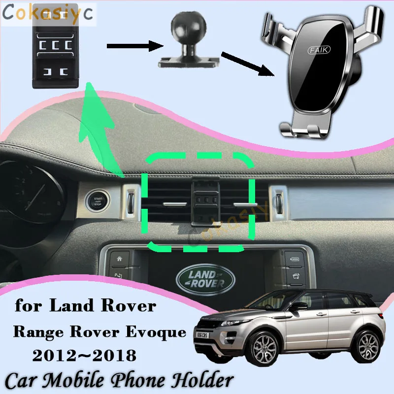 Car Mobile Phone Holder for Land Rover Range Rover Evoque L538 2012 ~2018 GPS Air Vent Bracket Gravity Support Stand Accessories
Car Mobile Phone Holder for Land Rover Range Rover Evoque L538 2012 ~2018 GPS Air Vent Bracket Gravity Support Stand Accessories