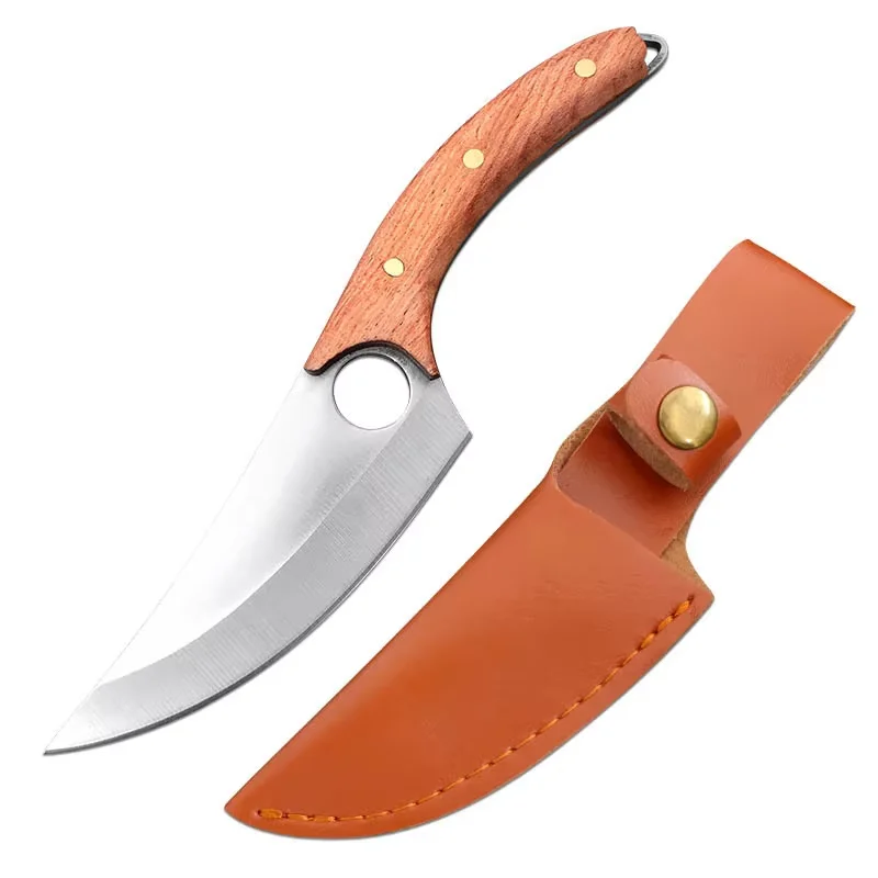 Stainless Steel Wooden Handle Small Handle Outdoor Meat Splitting Knife Splitting Knife Courier Opening Knife Boning Small Knife
Stainless Steel Wooden Handle Small Handle Outdoor Meat Splitting Knife Splitting Knife Courier Opening Knife Boning Small Knife