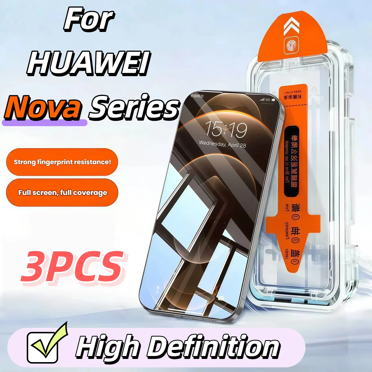3PCS screen protector HD tempered glass for Huawei Nova 4/5T/5Pro/6/7/9Z/11/12/13/14 and other Nova series phones
3PCS screen protector HD tempered glass for Huawei Nova 4/5T/5Pro/6/7/9Z/11/12/13/14 and other Nova series phones