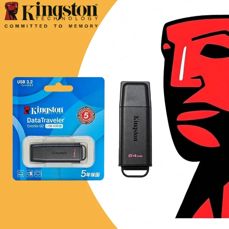 Kingston Data Traveler Exodia USB Flash Drive USB 3.2 Pen Drive DTXG2 64GB 128GB 256GB 512GB U Disk Memory Stick for Computer
Kingston Data Traveler Exodia USB Flash Drive USB 3.2 Pen Drive DTXG2 64GB 128GB 256GB 512GB U Disk Memory Stick for Computer