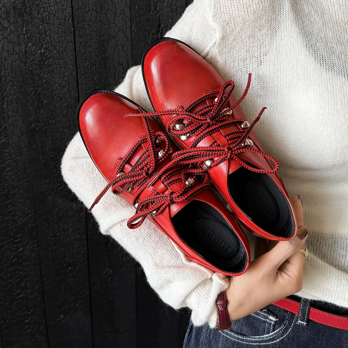 2026 News Fashion Women Mid Heel Shoes Woman Spring Genuine Leather Lace-up Casual Loafers Shoe Round Toe Ladies Dress 34-40
2026 News Fashion Women Mid Heel Shoes Woman Spring Genuine Leather Lace-up Casual Loafers Shoe Round Toe Ladies Dress 34-40