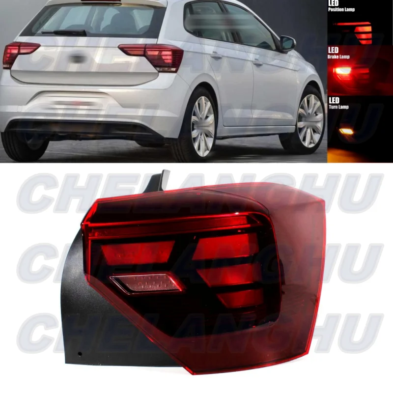 LED Tail Light For VW Polo Hatchback 2023 2024 Right Outer Side Rear Lamp Brake light Turn Signal Car accessories 2G0945096E
LED Tail Light For VW Polo Hatchback 2023 2024 Right Outer Side Rear Lamp Brake light Turn Signal Car accessories 2G0945096E