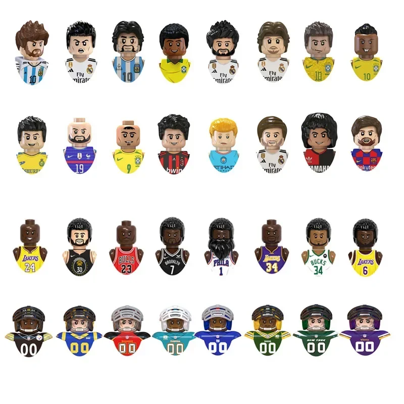 TV6501 TV6502 G0107 WM6134 Football Basketball Rugby Sports star Building block boy birthday toy
TV6501 TV6502 G0107 WM6134 Football Basketball Rugby Sports star Building block boy birthday toy