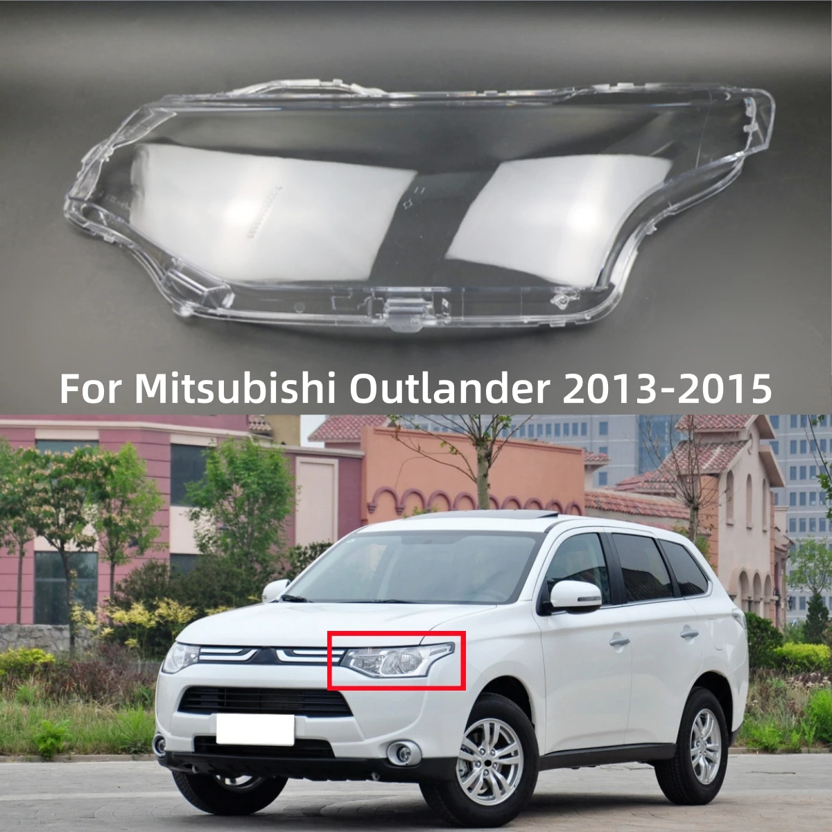 Для Mitsubishi Outlander 2013 2014 2015, автомобильные аксессуары, крышка фары, замена оригинального абажура
Для Mitsubishi Outlander 2013 2014 2015, автомобильные аксессуары, крышка фары, замена оригинального абажура