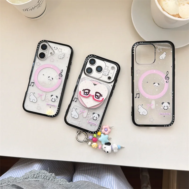 Cute Panda Rabbit For MagSafe Phone Case with Stand For iPhone 15 16 17 Pro Max Kawaii Shockproof Protective Cover Iphone 15 cas
Cute Panda Rabbit For MagSafe Phone Case with Stand For iPhone 15 16 17 Pro Max Kawaii Shockproof Protective Cover Iphone 15 cas