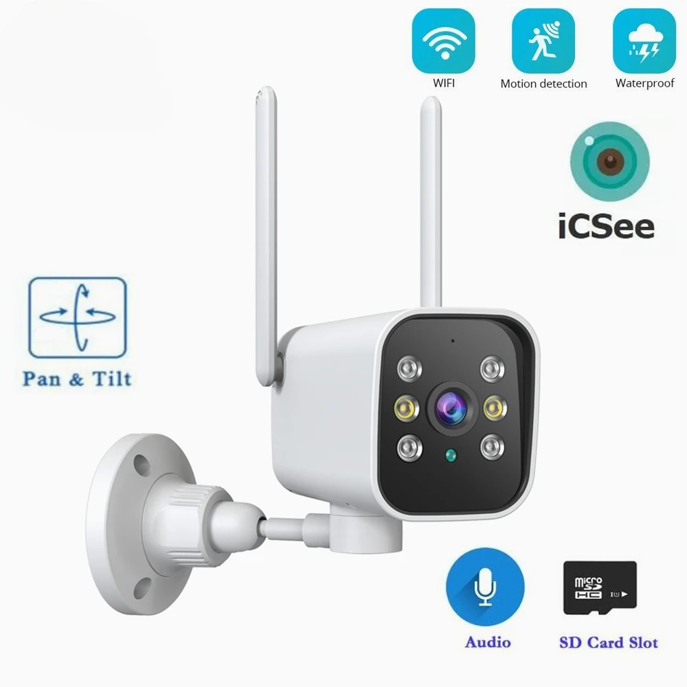 4MP WIFI IP Camera Outdoor Smart Two Ways Audio Waterproof Wireless Night Vision Human Detection PTZ Cameras ICSee App
4MP WIFI IP Camera Outdoor Smart Two Ways Audio Waterproof Wireless Night Vision Human Detection PTZ Cameras ICSee App