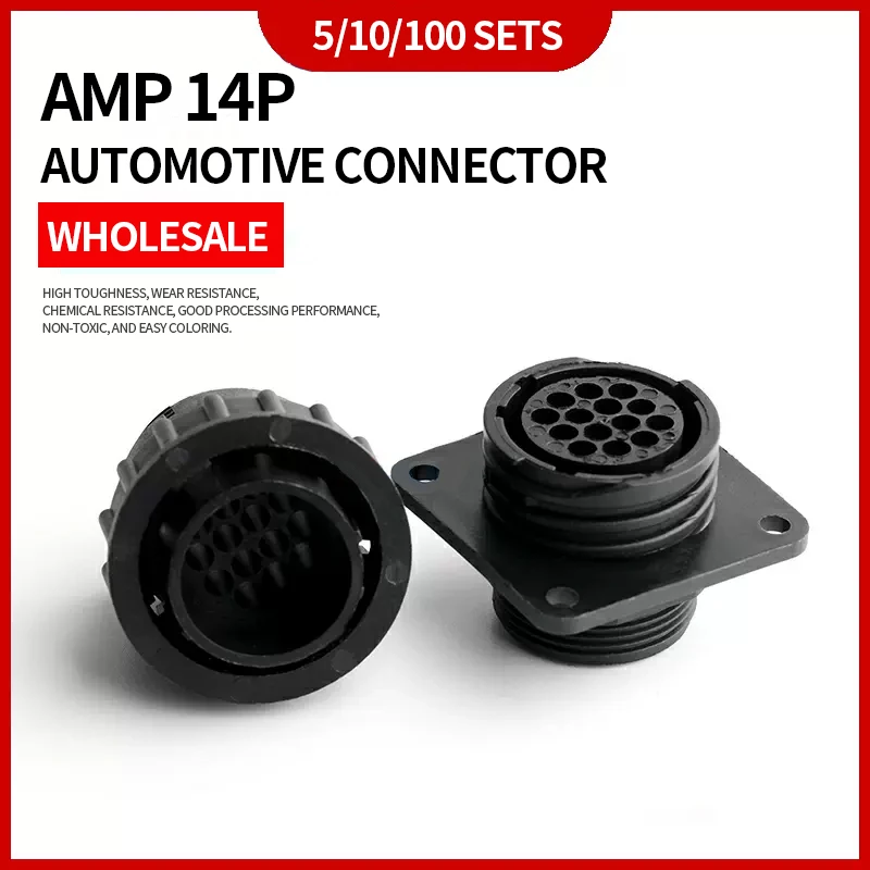 5/10/100 sets 14 Pin AMP type 182649-1 206043-1 auto sensor plug connector for SMEMA Car,14P plug with Pin
5/10/100 sets 14 Pin AMP type 182649-1 206043-1 auto sensor plug connector for SMEMA Car,14P plug with Pin