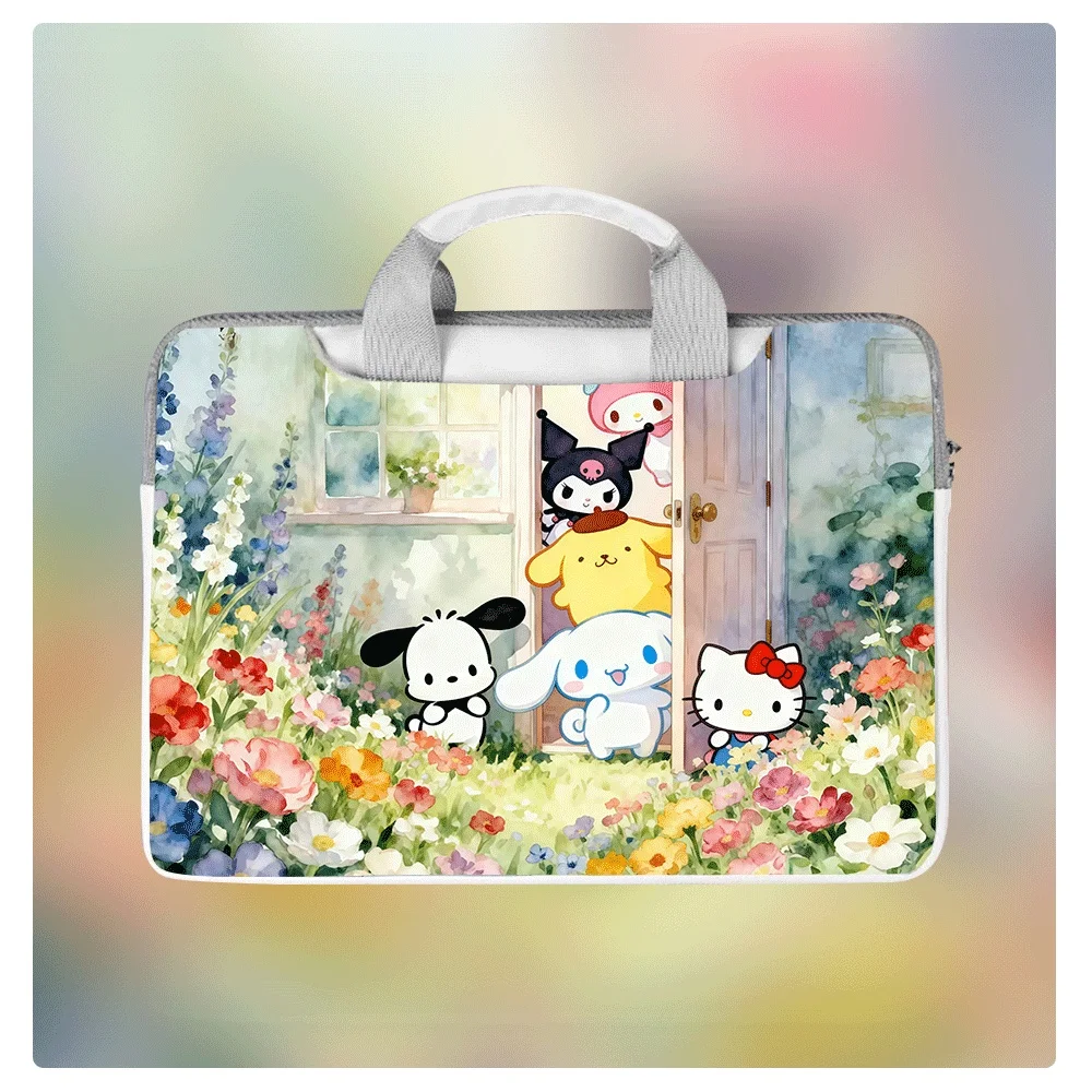 Kawaii Kuromi Hello Kitty Cinnamon Roll Laptop Bag 12 13.3 14 15 Inch Soft PU Leather Laptop Bag for Girls Birthday Party Favors
Kawaii Kuromi Hello Kitty Cinnamon Roll Laptop Bag 12 13.3 14 15 Inch Soft PU Leather Laptop Bag for Girls Birthday Party Favors