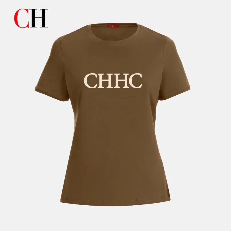 CH Comfortable Loose Short Sleeve T Shirt CHHC Letter Printed Crew Neck Airy Material Daily Fashion Outdoor Apparel
CH Comfortable Loose Short Sleeve T Shirt CHHC Letter Printed Crew Neck Airy Material Daily Fashion Outdoor Apparel