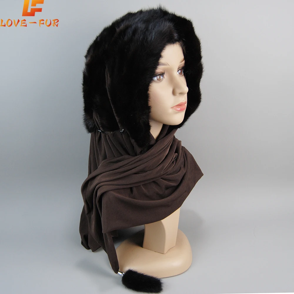 New Outdoor Women Real Mink Fur Hat Scarf Winter Woman Warm Natural Mink Fur Hooded Muffles Luxury Full Pelt Lady Fur Scarves
New Outdoor Women Real Mink Fur Hat Scarf Winter Woman Warm Natural Mink Fur Hooded Muffles Luxury Full Pelt Lady Fur Scarves