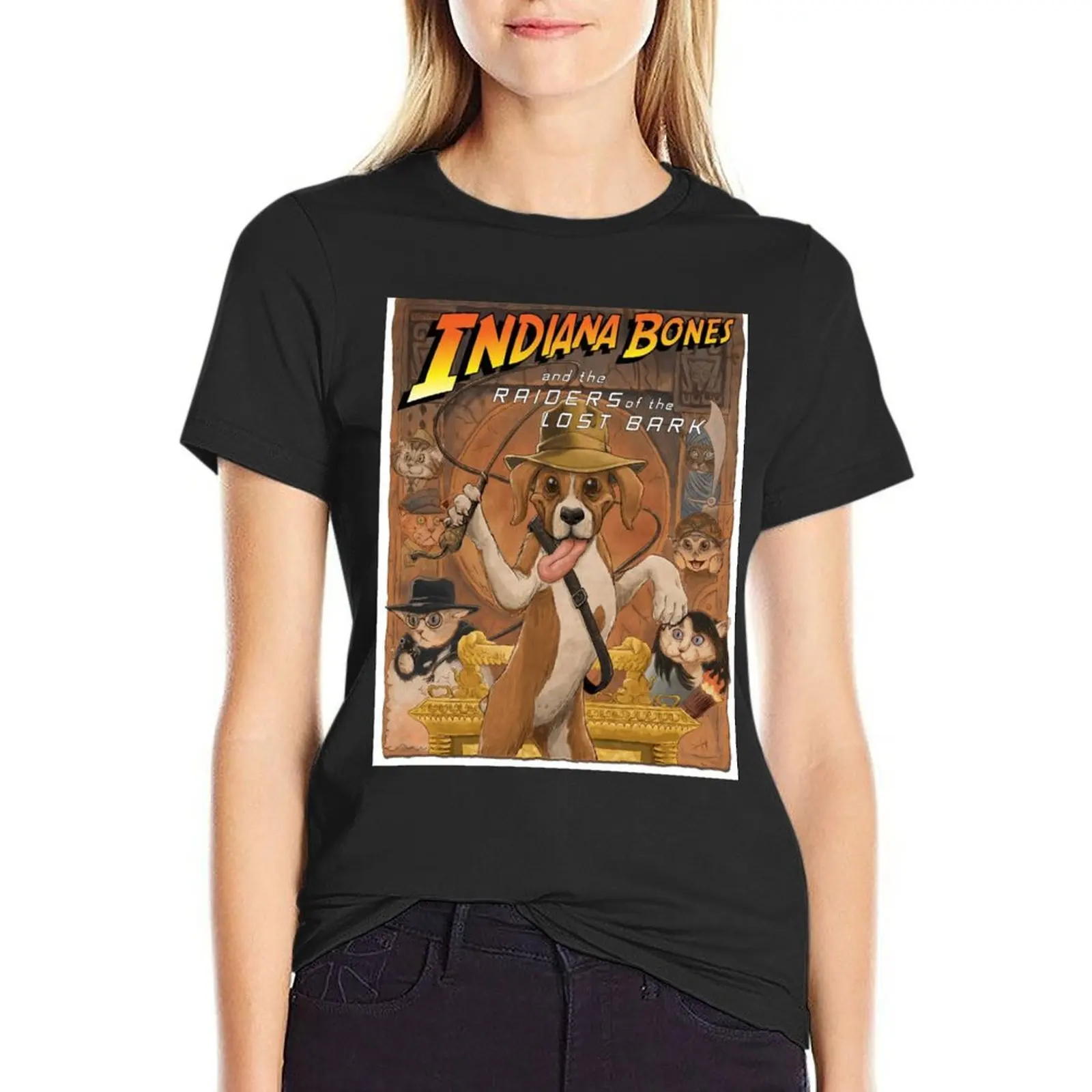 Indiana Bones T-Shirt hippie clothes female heavyweights quick drying cat shirts for Women
Indiana Bones T-Shirt hippie clothes female heavyweights quick drying cat shirts for Women
