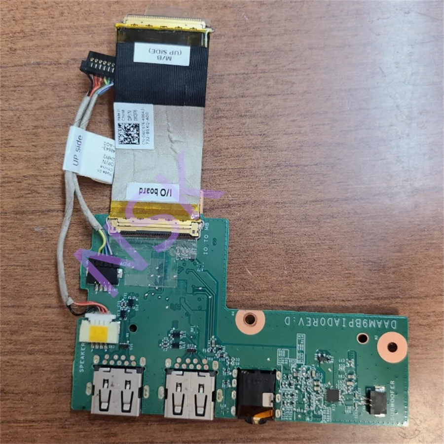 Original 03VFY4 3VFY4 DAAM9BPIAD0 FOR Dell Inspiron 5577 7557 7559 USB Audio Small Board USB Board with Cable 100% TEST OK
Original 03VFY4 3VFY4 DAAM9BPIAD0 FOR Dell Inspiron 5577 7557 7559 USB Audio Small Board USB Board with Cable 100% TEST OK