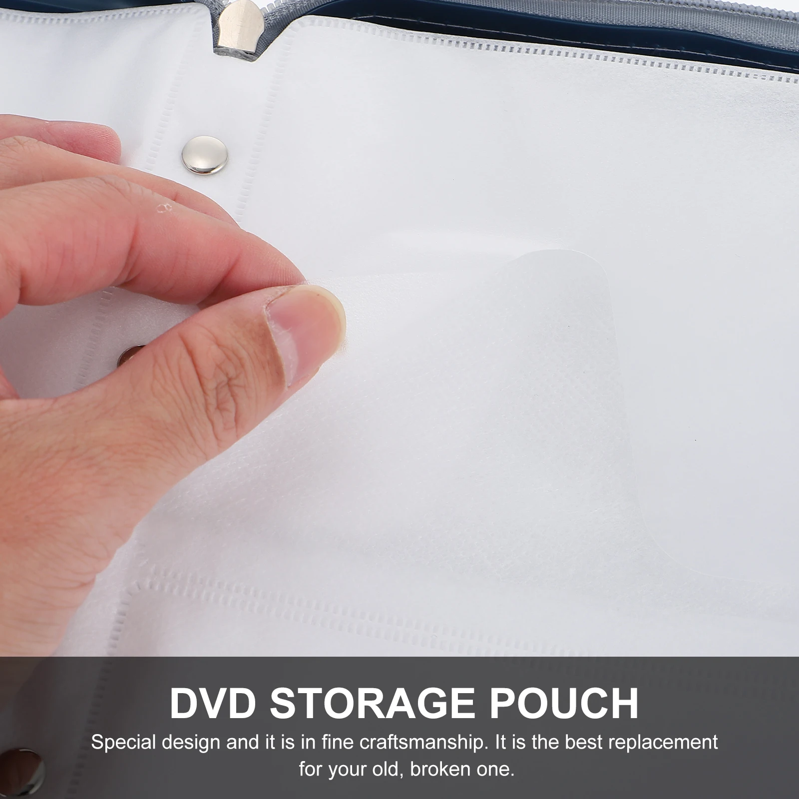 Cd Storage 80-Slot Anti-Pressure Pouch Disc Organizer Large Capacity Softening Material
Cd Storage 80-Slot Anti-Pressure Pouch Disc Organizer Large Capacity Softening Material