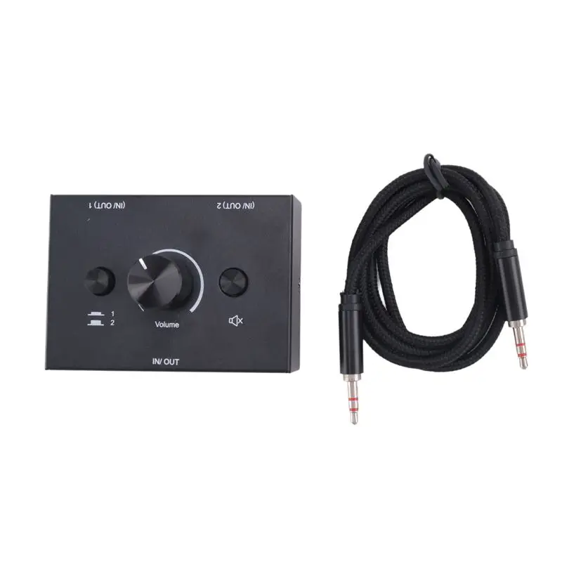 A01E-3.5Mm Stereo Audio Switch Plastic Passive Speaker Headphone Manual Selector Splitter Box Audio Sharing
A01E-3.5Mm Stereo Audio Switch Plastic Passive Speaker Headphone Manual Selector Splitter Box Audio Sharing