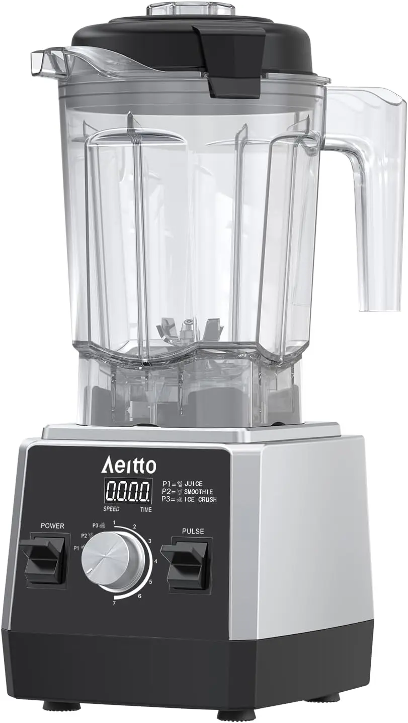 Blenders for Kitchen with 1500-Watt Motor, Professional Countertop Blenders for Ice Crush, Frozen Drinks, Grey
Blenders for Kitchen with 1500-Watt Motor, Professional Countertop Blenders for Ice Crush, Frozen Drinks, Grey