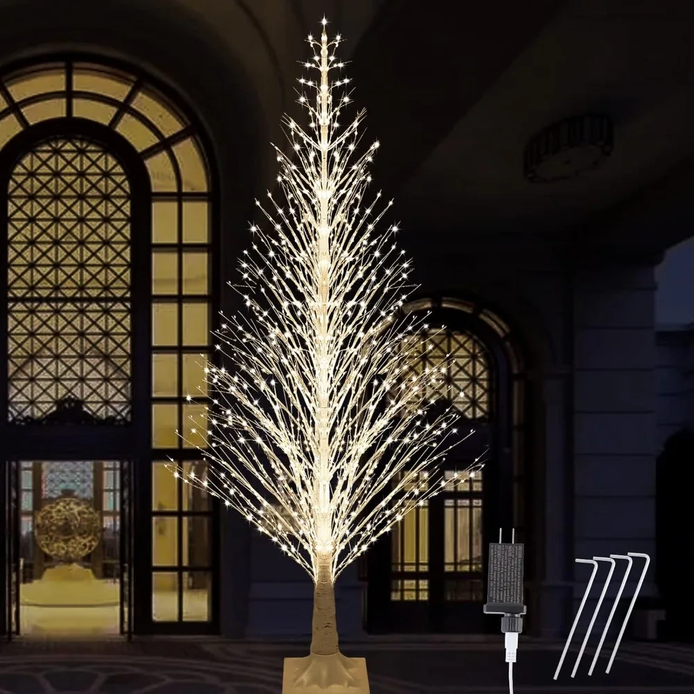 7FT Lighted Birch Tree 1000 LED Warm White Lights with Twinkle Lights,LED Artificial Tree Light for Indoor Outdoor Home Festival
7FT Lighted Birch Tree 1000 LED Warm White Lights with Twinkle Lights,LED Artificial Tree Light for Indoor Outdoor Home Festival
